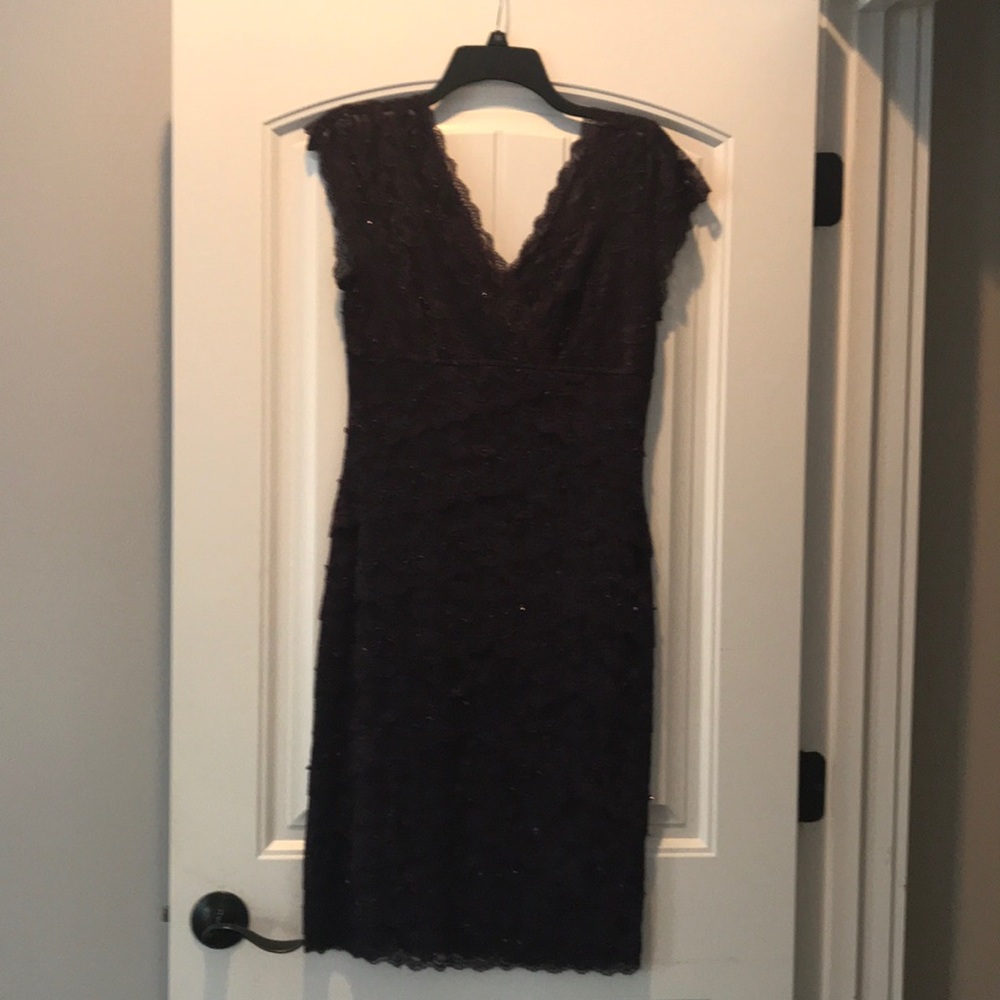 Deep purple dress